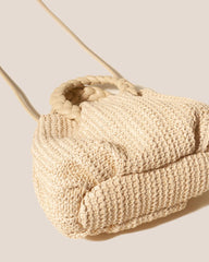 Hereu Crossbody Bags | BOMBON M RAFFIA - Plaited-handle Raffia Crossbody Bag - Women