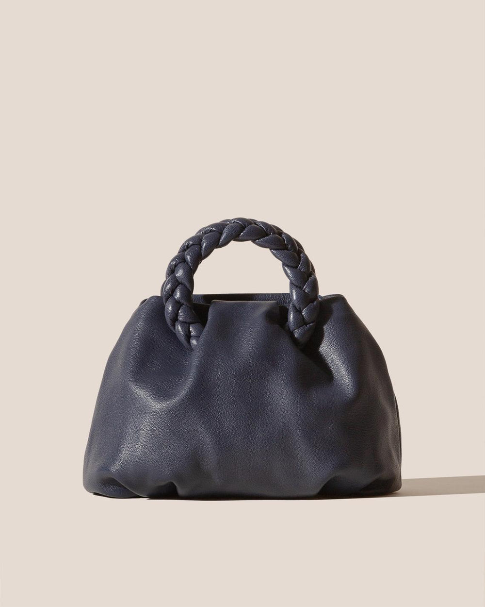 Hereu Crossbody Bags | BOMBON M SUPPLE SHINY - Plaited-handle Leather Crossbody Bag - Women