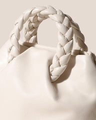 Hereu Crossbody Bags | BOMBON M SUPPLE SHINY - Plaited-handle Leather Crossbody Bag - Women
