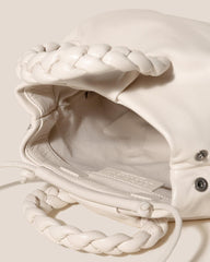 Hereu Crossbody Bags | BOMBON M SUPPLE SHINY - Plaited-handle Leather Crossbody Bag - Women