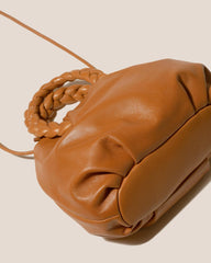 Hereu Crossbody Bags | BOMBON M SUPPLE SHINY - Plaited-handle Leather Crossbody Bag - Women