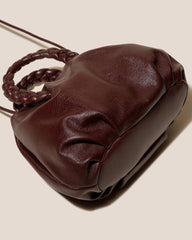 Hereu Crossbody Bags | BOMBON M SUPPLE SHINY - Plaited-handle Leather Crossbody Bag - Women