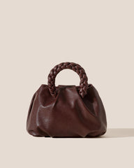 Hereu Crossbody Bags | BOMBON M SUPPLE SHINY - Plaited-handle Leather Crossbody Bag - Women