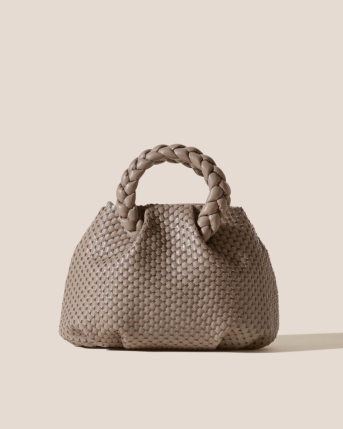 Hereu Crossbody Bags | BOMBON M WOVEN - Plaited-handle Leather Crossbody Bag - Women