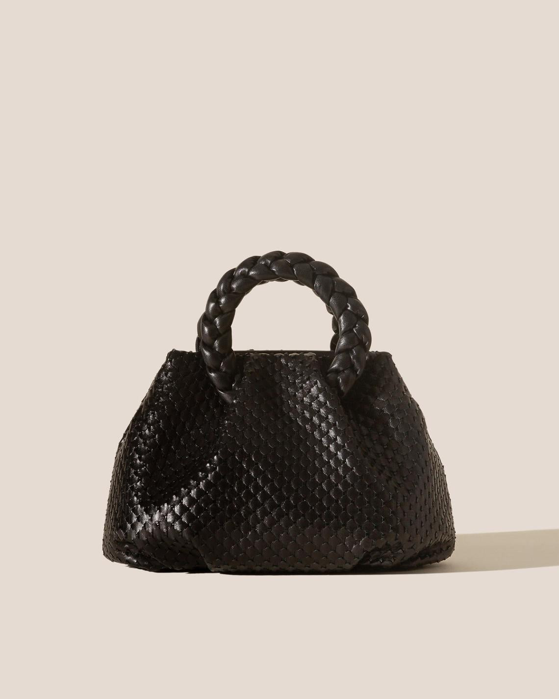 Hereu Crossbody Bags | BOMBON M WOVEN - Plaited-handle Leather Crossbody Bag - Women