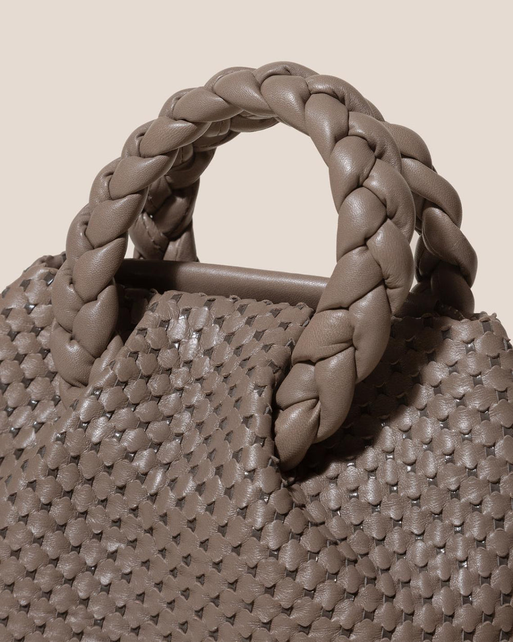 Hereu Crossbody Bags | BOMBON M WOVEN - Plaited-handle Leather Crossbody Bag - Women