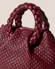 Hereu Crossbody Bags | BOMBON M WOVEN - Plaited-handle Leather Crossbody Bag - Women