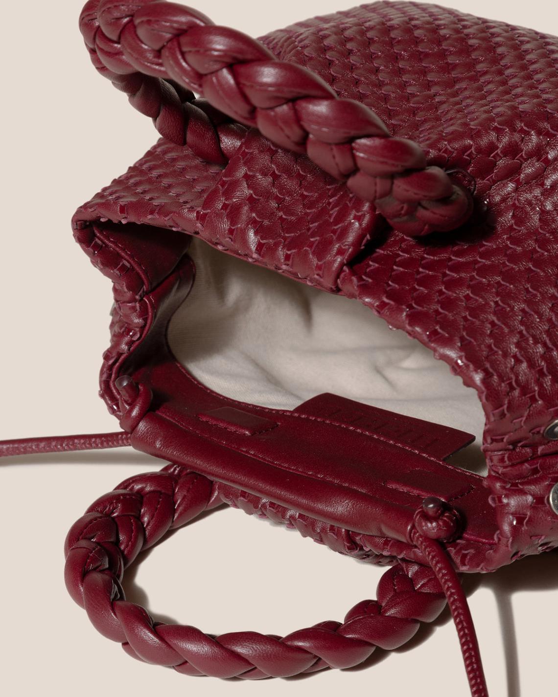 Hereu Crossbody Bags | BOMBON M WOVEN - Plaited-handle Leather Crossbody Bag - Women