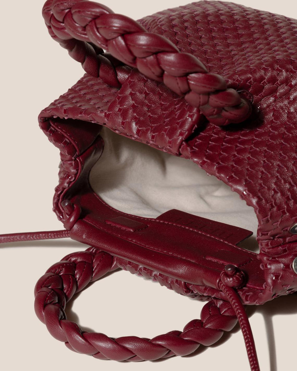 Hereu Crossbody Bags | BOMBON M WOVEN - Plaited-handle Leather Crossbody Bag - Women