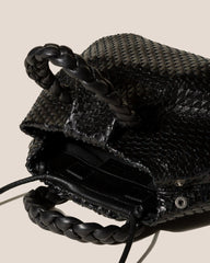 Hereu Crossbody Bags | BOMBON M WOVEN - Plaited-handle Leather Crossbody Bag - Women