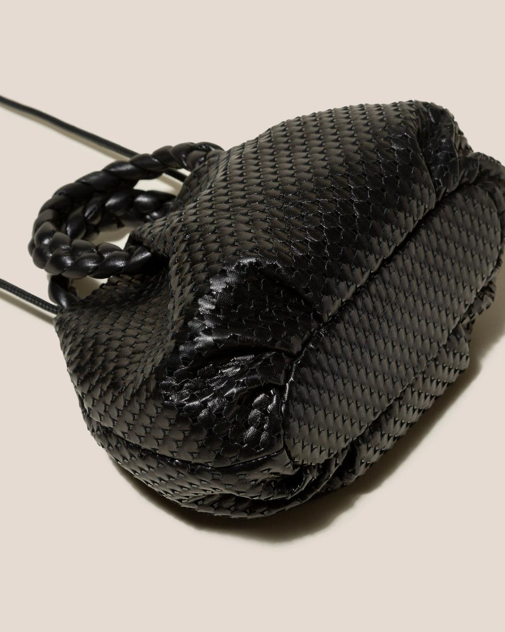 Hereu Crossbody Bags | BOMBON M WOVEN - Plaited-handle Leather Crossbody Bag - Women