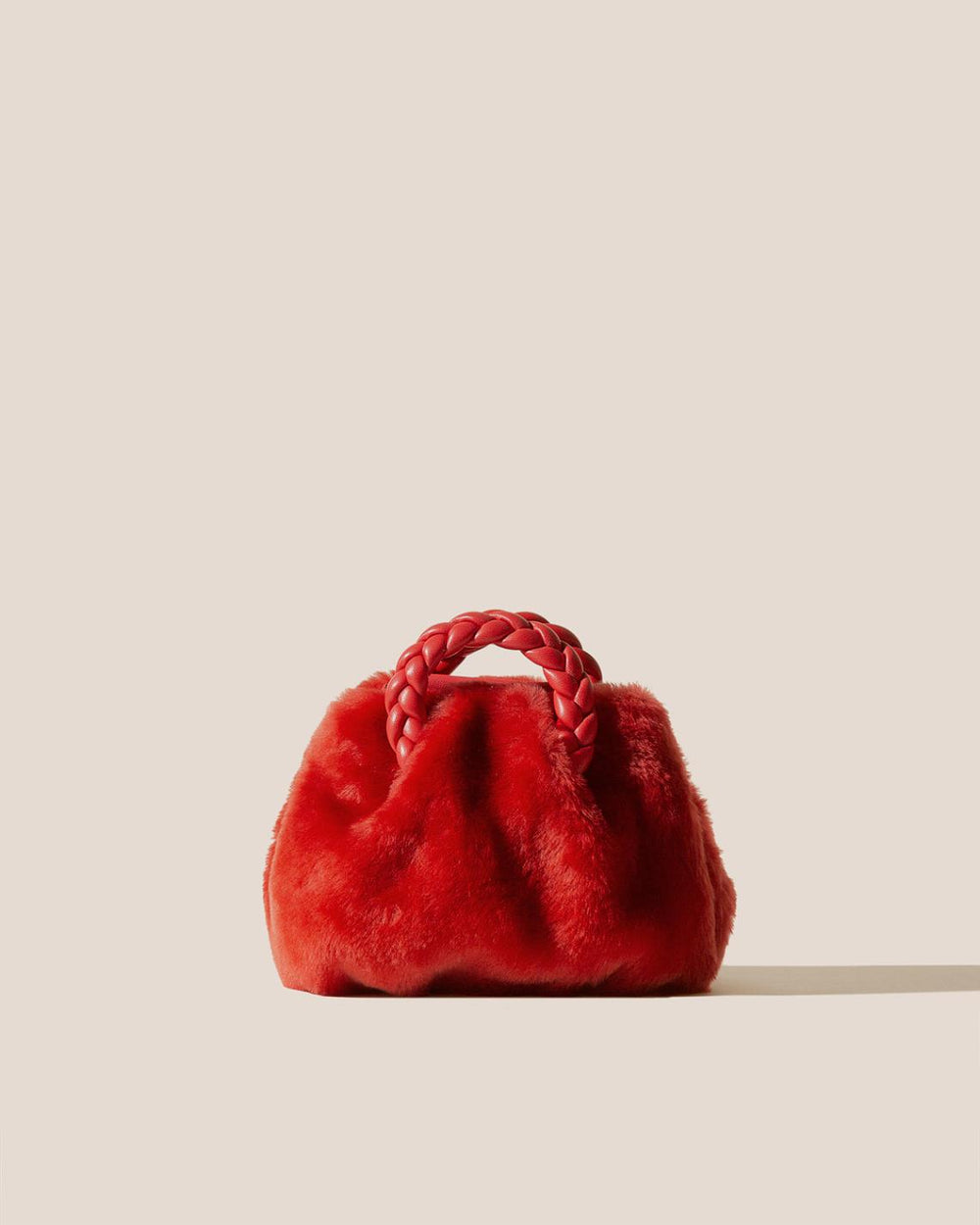 Hereu Crossbody Bags | BOMBON SHEARLING - Small Plaited-handle Crossbody Bag - Women