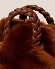 Hereu Crossbody Bags | BOMBON SHEARLING - Small Plaited-handle Crossbody Bag - Women