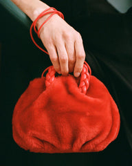 Hereu Crossbody Bags | BOMBON SHEARLING - Small Plaited-handle Crossbody Bag - Women