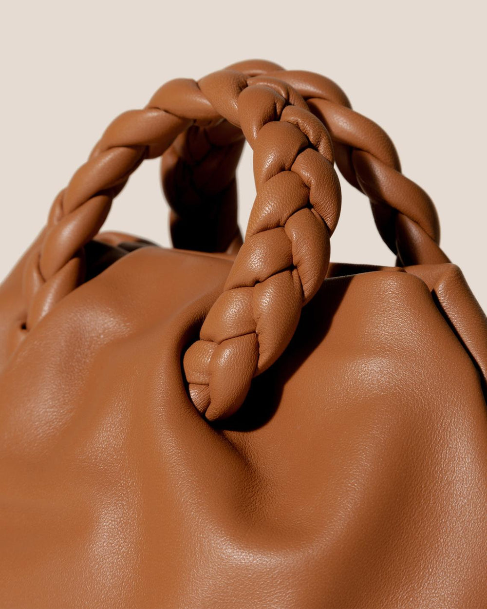 Hereu Crossbody Bags | BOMBON - Small Plaited-handle Leather Crossbody Bag - Women