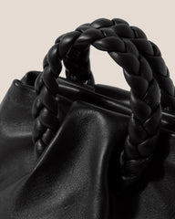 Hereu Crossbody Bags | BOMBON - Small Plaited-handle Leather Crossbody Bag - Women
