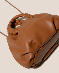 Hereu Crossbody Bags | BOMBON - Small Plaited-handle Leather Crossbody Bag - Women