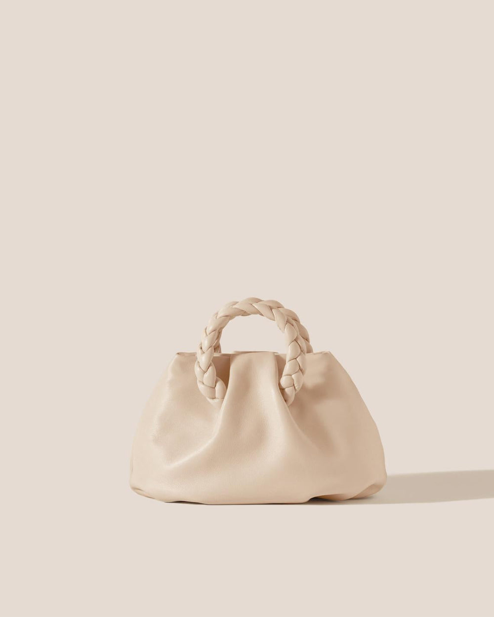 Hereu Crossbody Bags | BOMBON - Small Plaited-handle Leather Crossbody Bag - Women