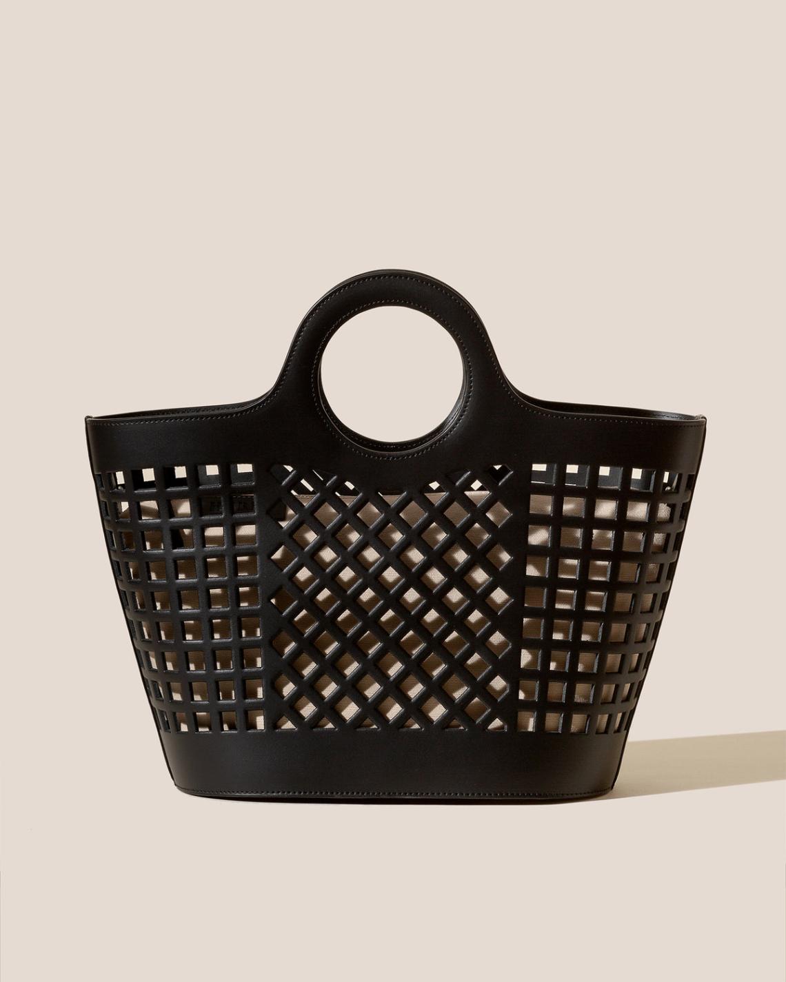 Hereu Crossbody Bags | COLMADO - Cut-out Leather Tote Bag - Women