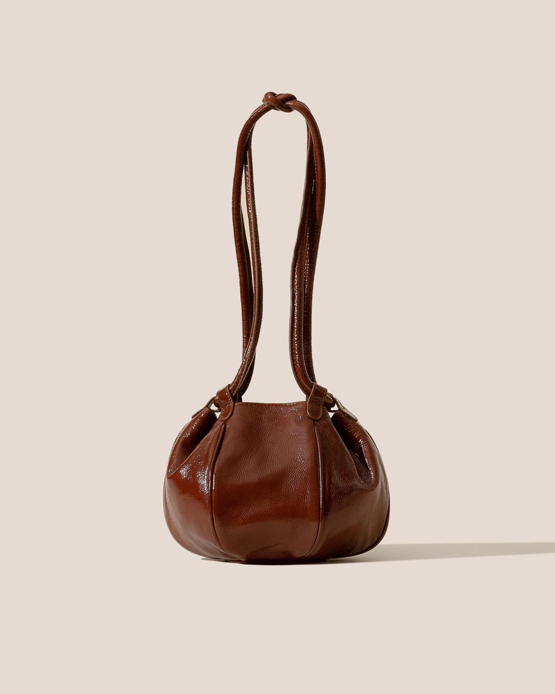 Hereu Crossbody Bags | GLOBUL MINI CRINKLED GLOSSY - Balloon-Shaped Crossbody Bag - Women