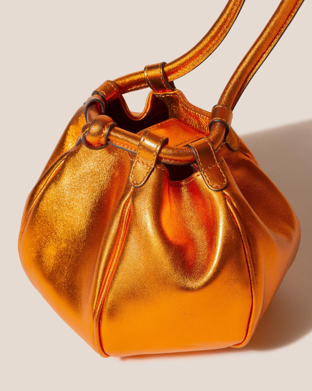 Hereu Crossbody Bags | GLOBUL MINI METALLIC - Balloon-Shaped Crossbody Bag - Women