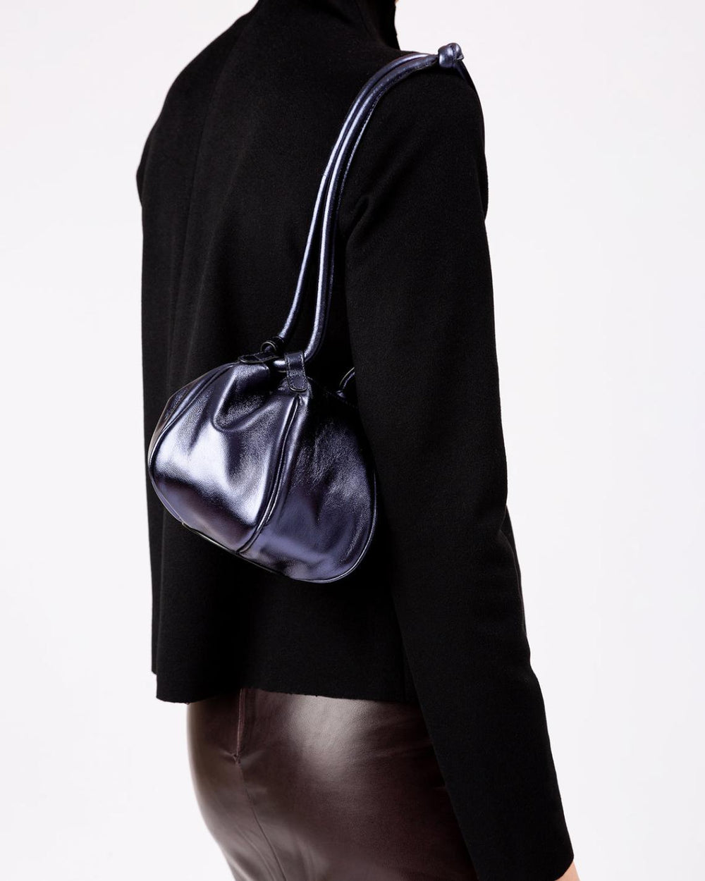 Hereu Crossbody Bags | GLOBUL MINI METALLIC - Balloon-Shaped Crossbody Bag - Women