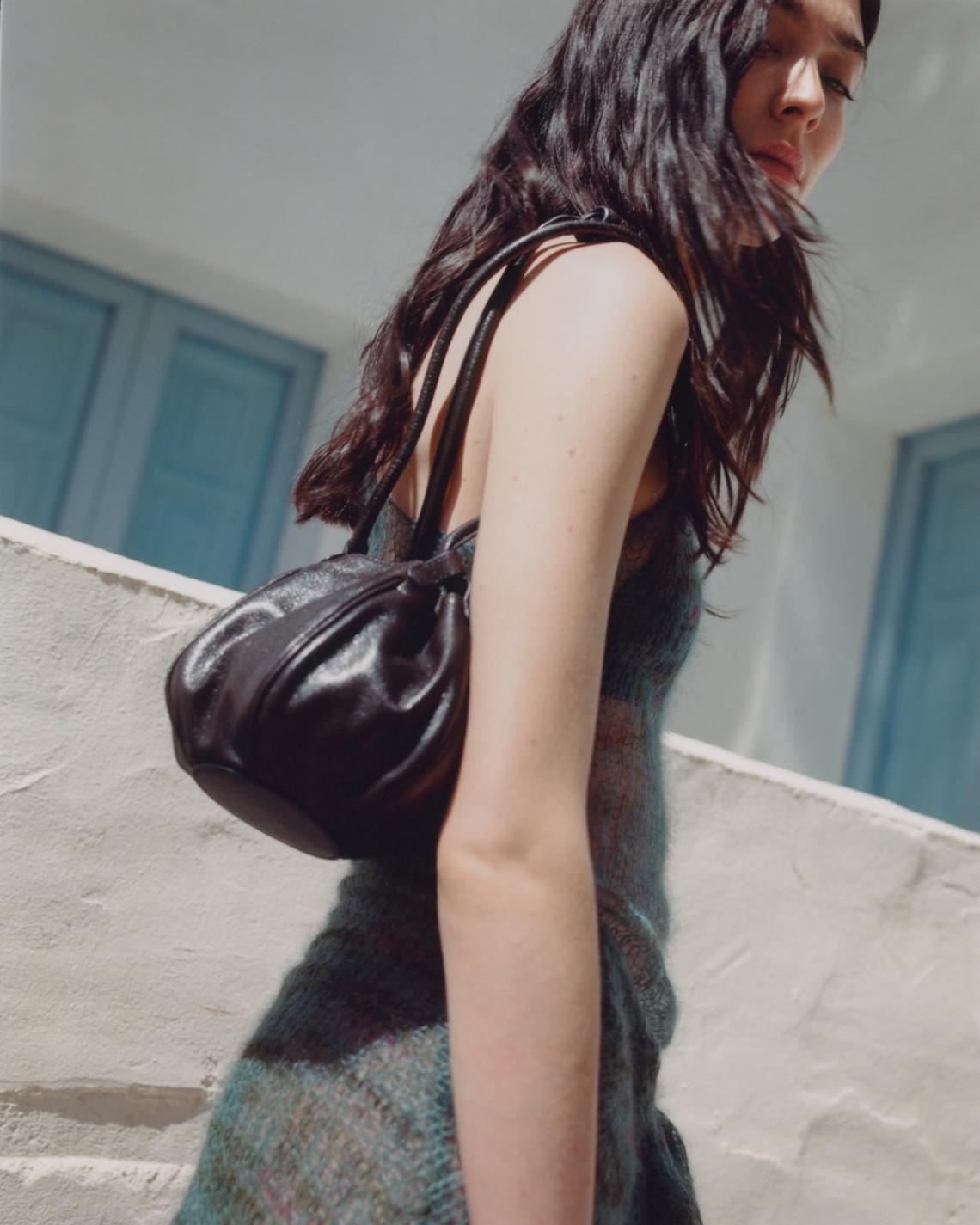 Hereu Crossbody Bags | GLOBUL MINI SUPPLE SHINY - Balloon-Shaped Crossbody Bag - Women