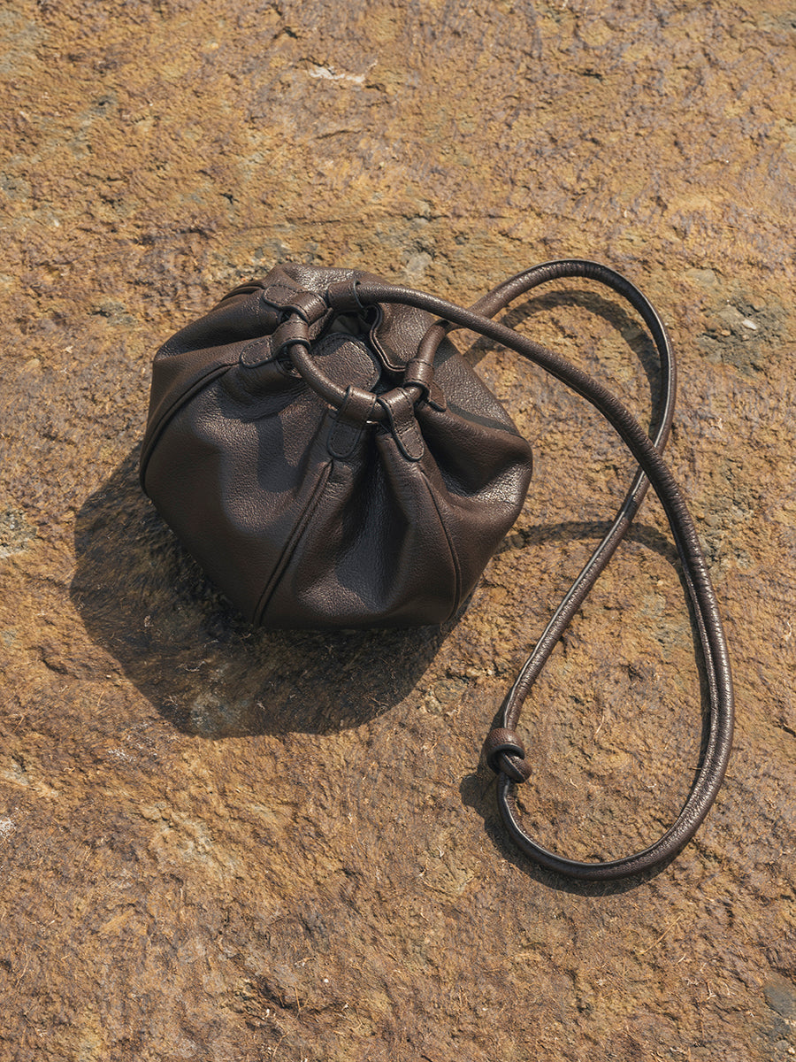 Hereu Crossbody Bags | GLOBUL MINI SUPPLE SHINY - Balloon-Shaped Crossbody Bag - Women