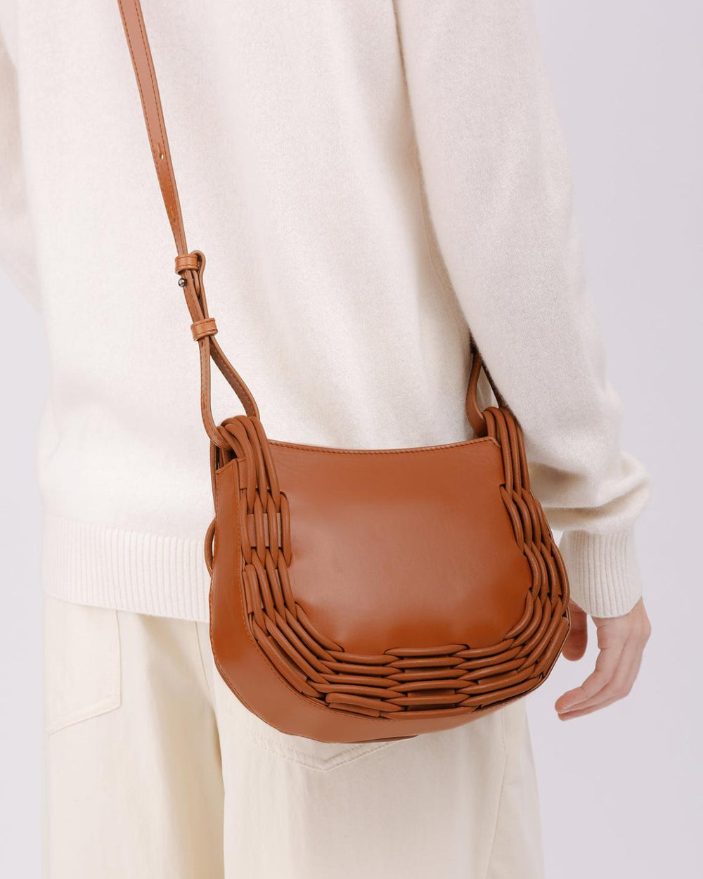 Hereu Crossbody Bags | PINAR - Braided Detail Crossbody Bag - Women/Men