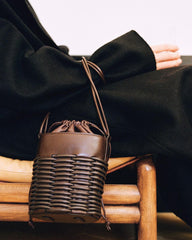 Hereu Crossbody Bags | PINAR BUCKET - Braided Detail Crossbody Bag - Women