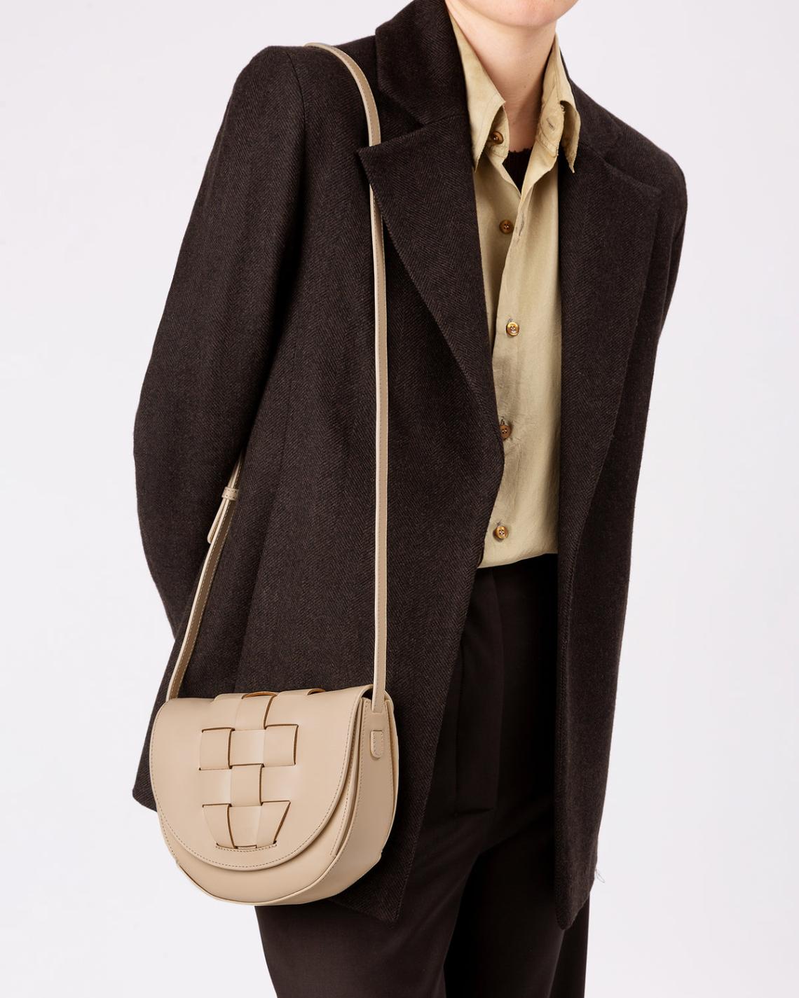 Hereu Crossbody Bags | SINIA - Satchel Interwoven Front Detail Bag - Women/Men