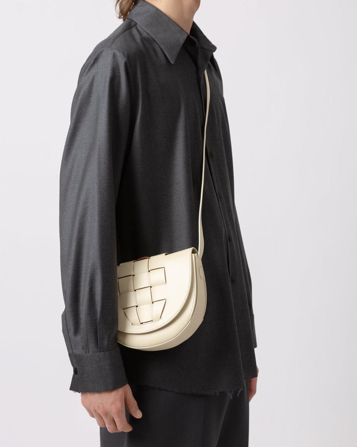 Hereu Crossbody Bags | SINIA - Satchel Interwoven Front Detail Bag - Women/Men