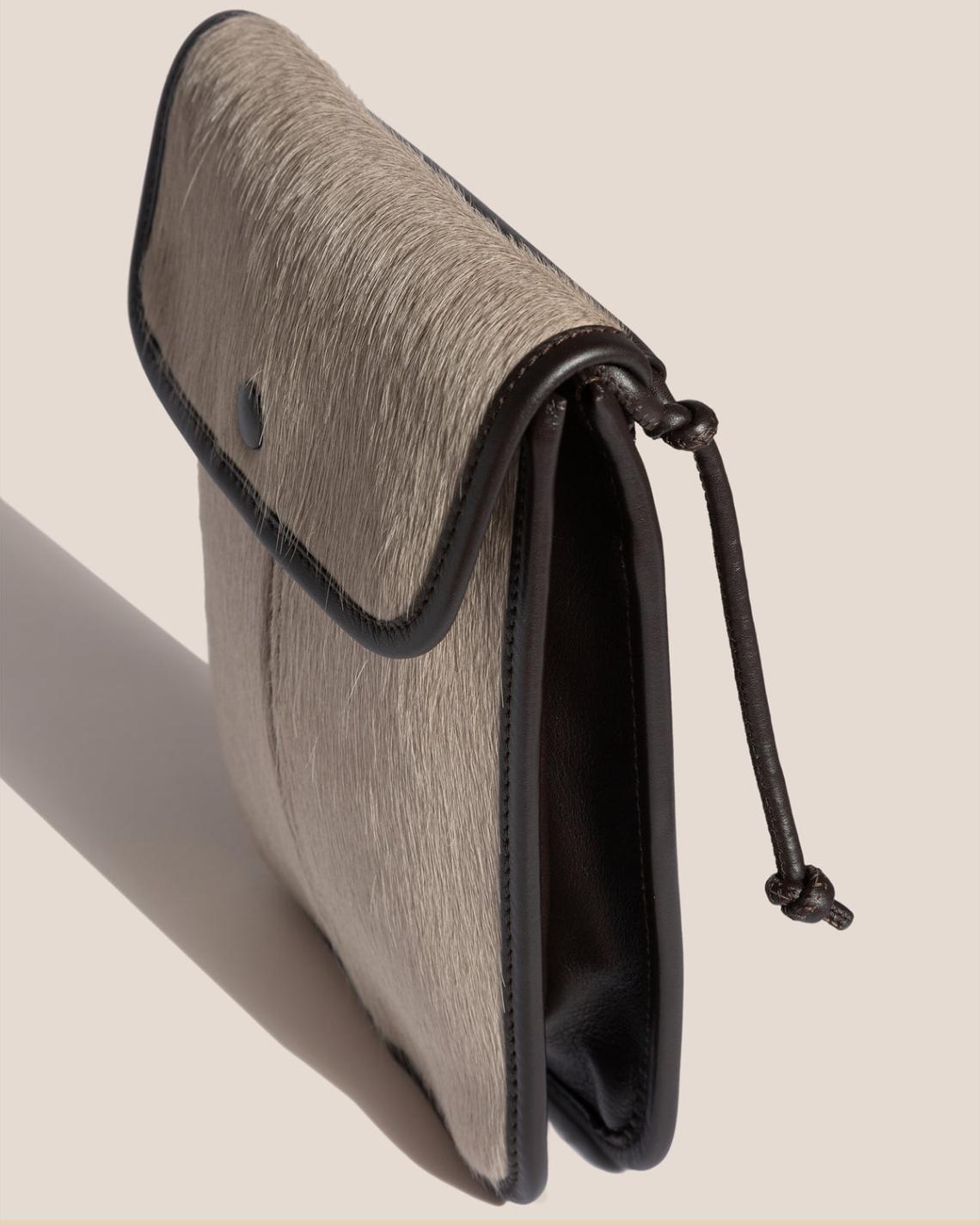 Hereu Crossbody Bags | TERRA CALF HAIR - Square-Flat Crossbody Bag - Women/Men