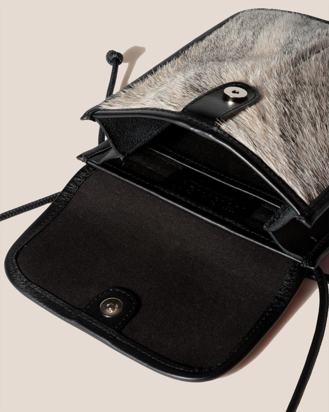 Hereu Crossbody Bags | TERRA CALF HAIR - Square-Flat Crossbody Bag - Women/Men