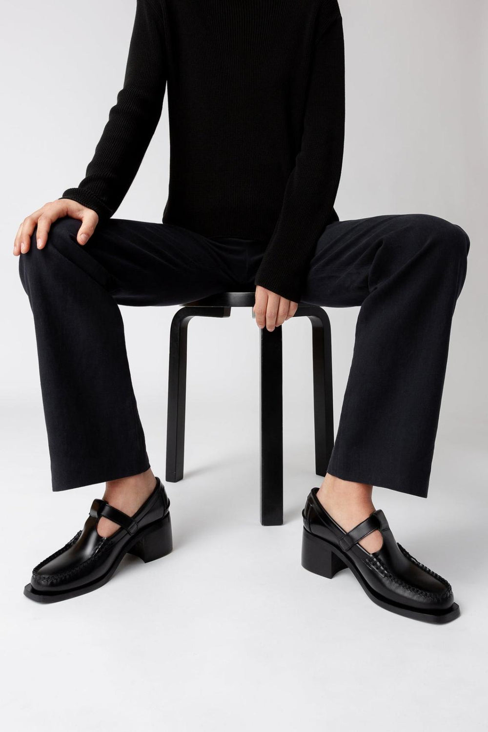 Hereu Heels | ALBER HEELED - T-Bar Loafer - Women