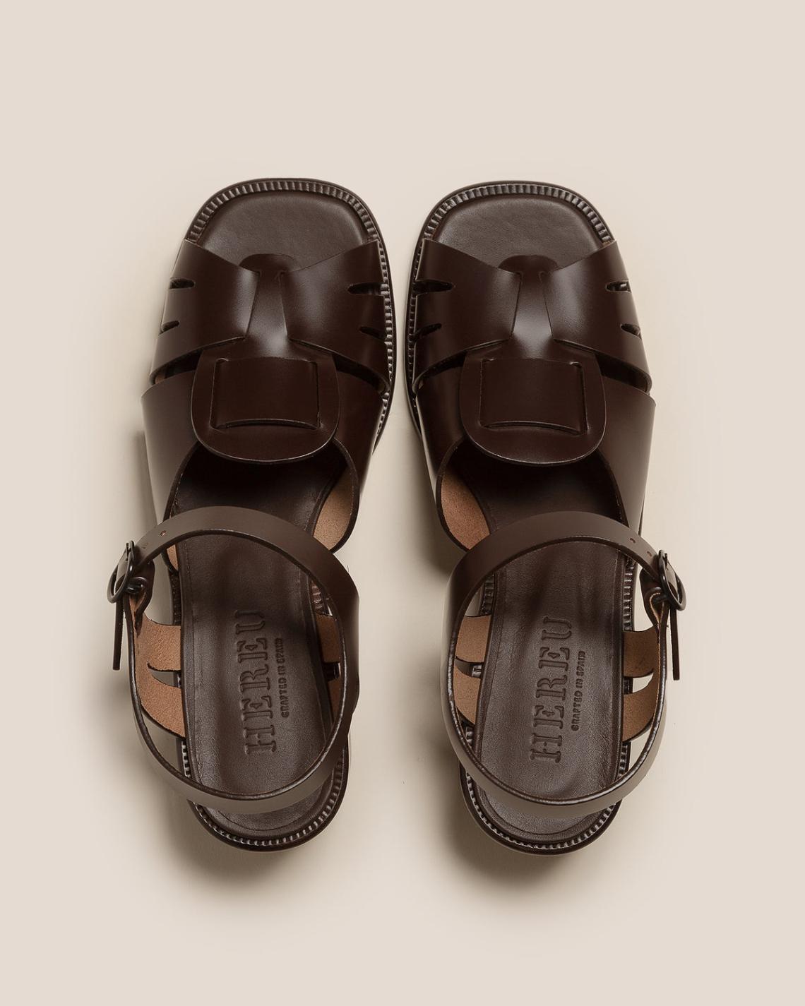 Hereu Heels | ANCORA SQUARED HEELED - Open-Toe Fisherman Sandal - Women