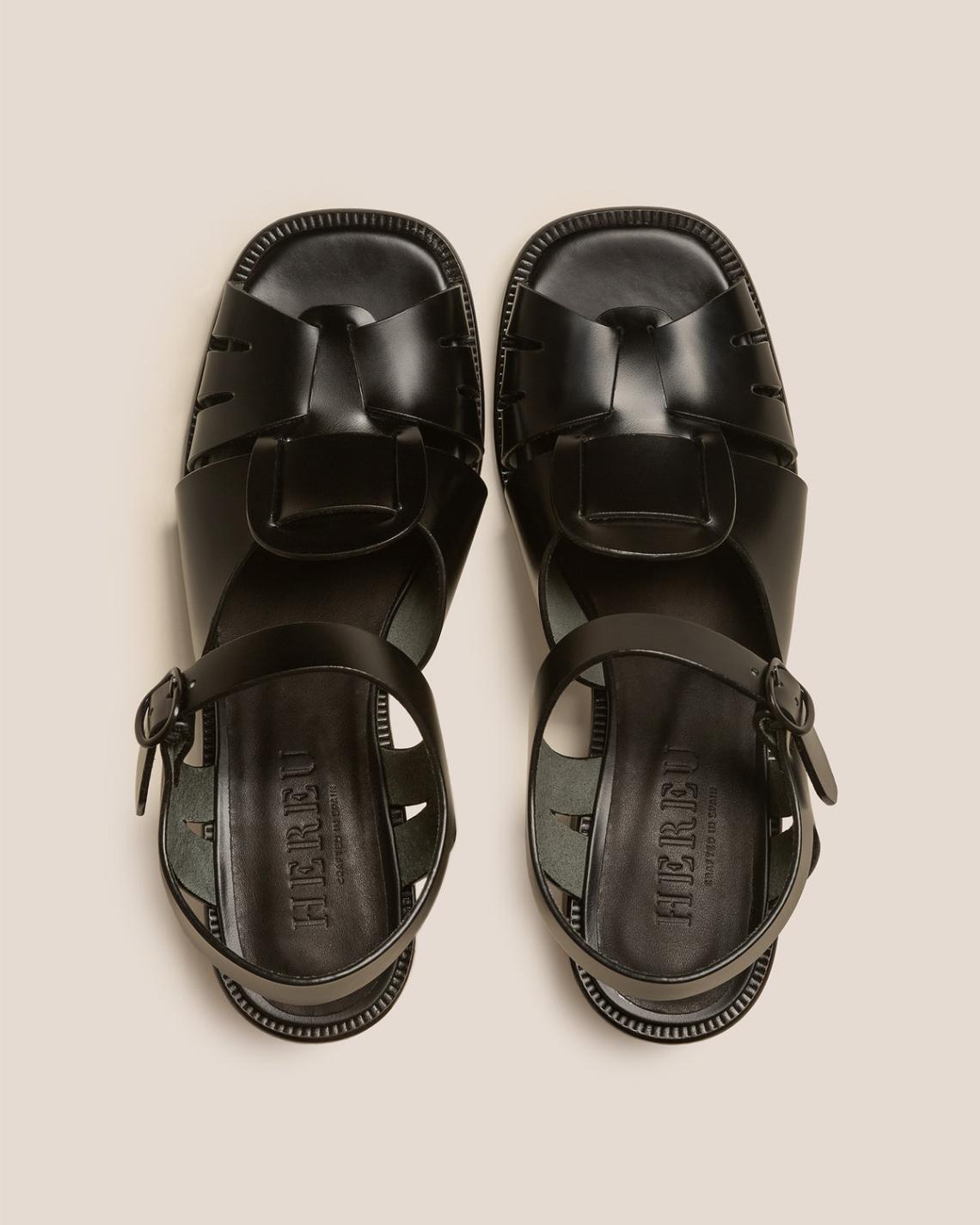Hereu Heels | ANCORA SQUARED HEELED - Open-Toe Fisherman Sandal - Women