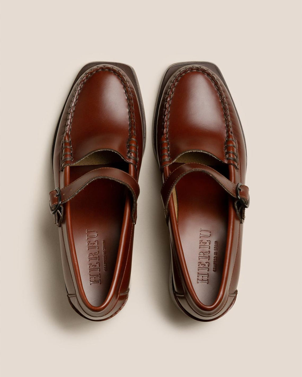 Hereu Heels | BLANQUER HEELED - Mary Jane Loafer - Women