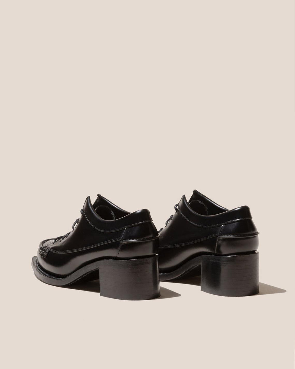Hereu Heels | PRIEGO SQUARED HEELED - Lace Up Moccasin - Women