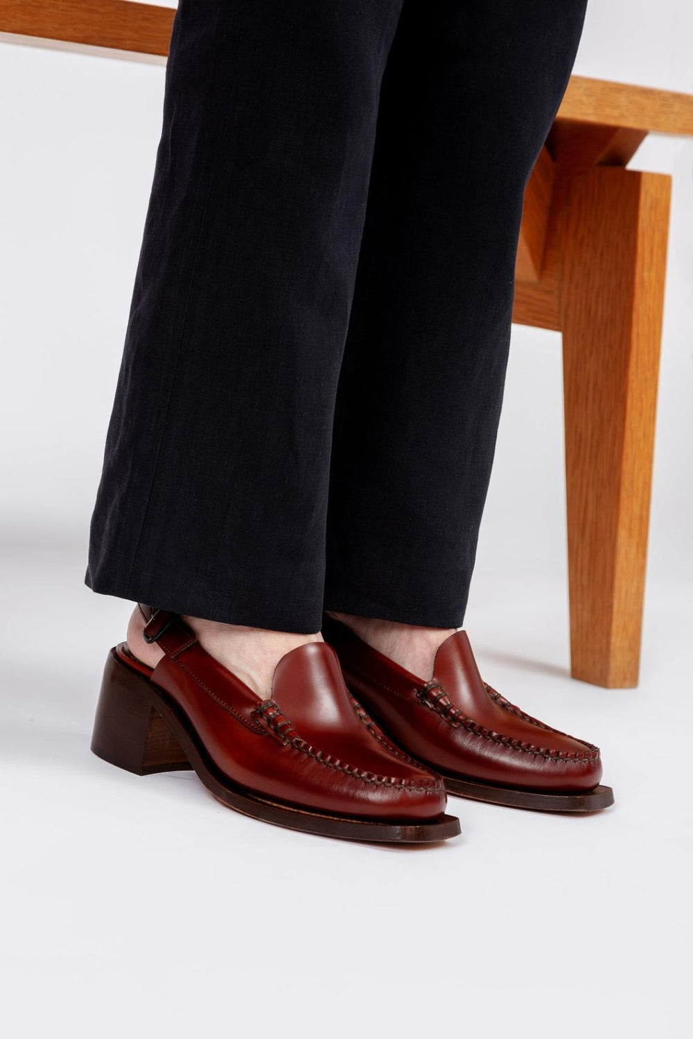 Hereu Heels | RAIGUER HEELED - Slingback Loafer - Women