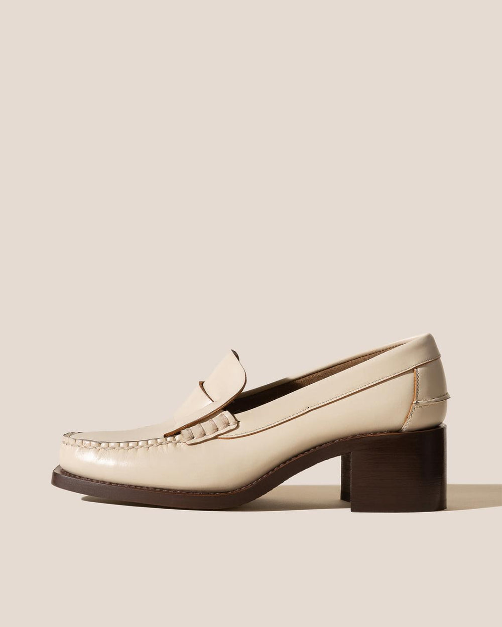 Hereu Heels | SINEU HEELED - Interlaced Detail Slip-On Loafer - Women