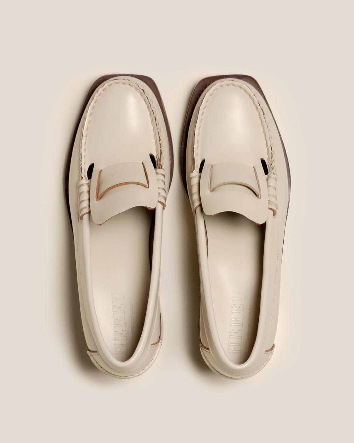 Hereu Heels | SINEU HEELED - Interlaced Detail Slip-On Loafer - Women