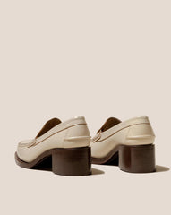 Hereu Heels | SINEU HEELED - Interlaced Detail Slip-On Loafer - Women