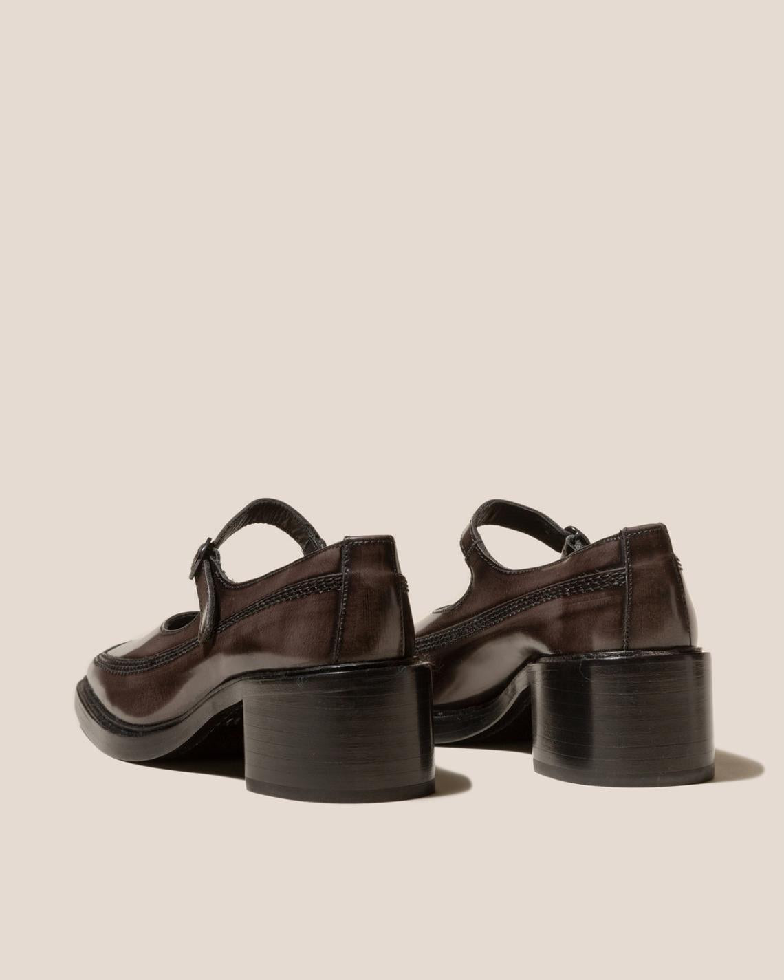 Hereu Heels | SIO HEELED - Brushed Mary Jane Loafer - Women