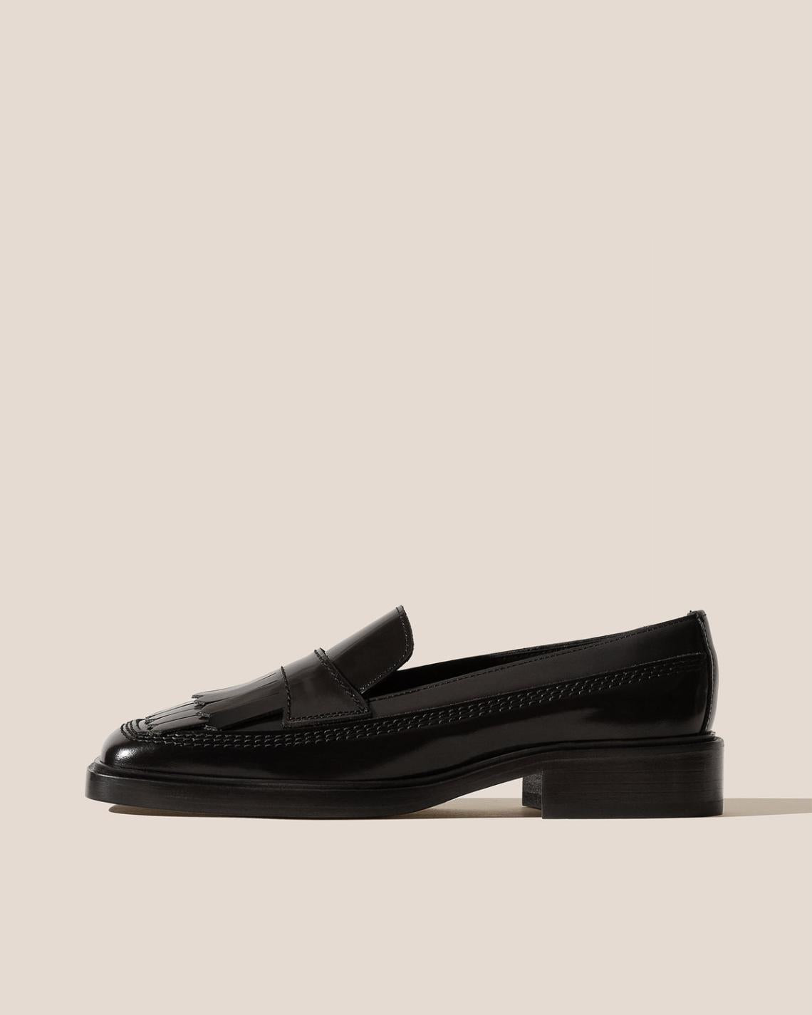 Hereu Loafers | AINA POLISHED - Fringed Slip-On Loafer - Women