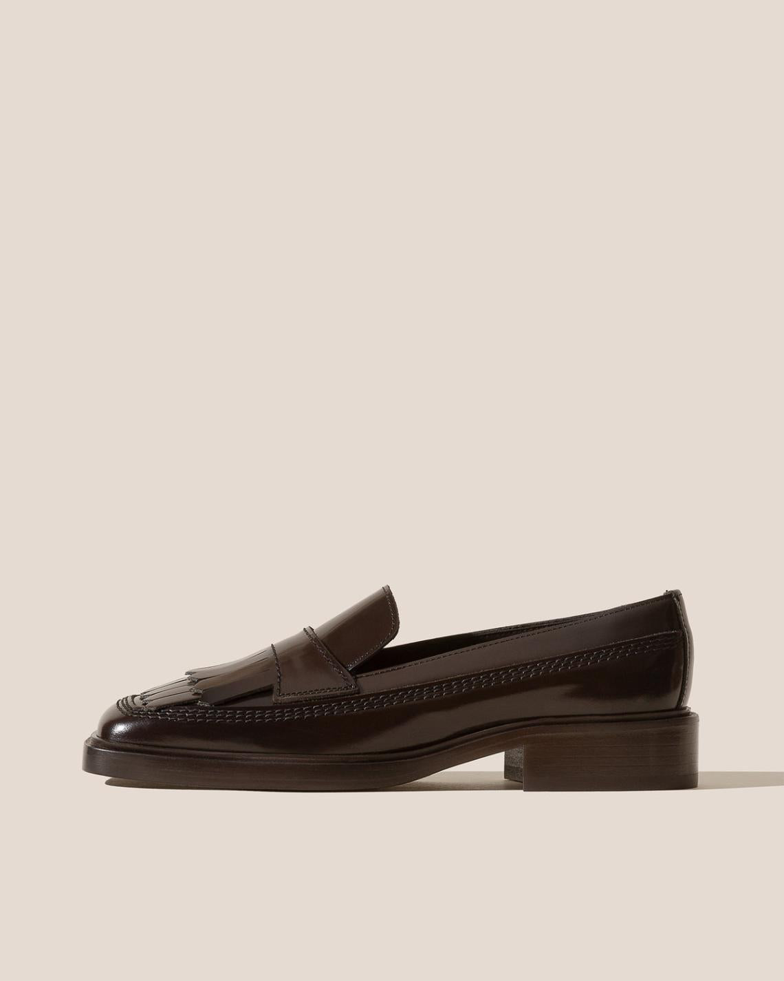 Hereu Loafers | AINA POLISHED - Fringed Slip-On Loafer - Women