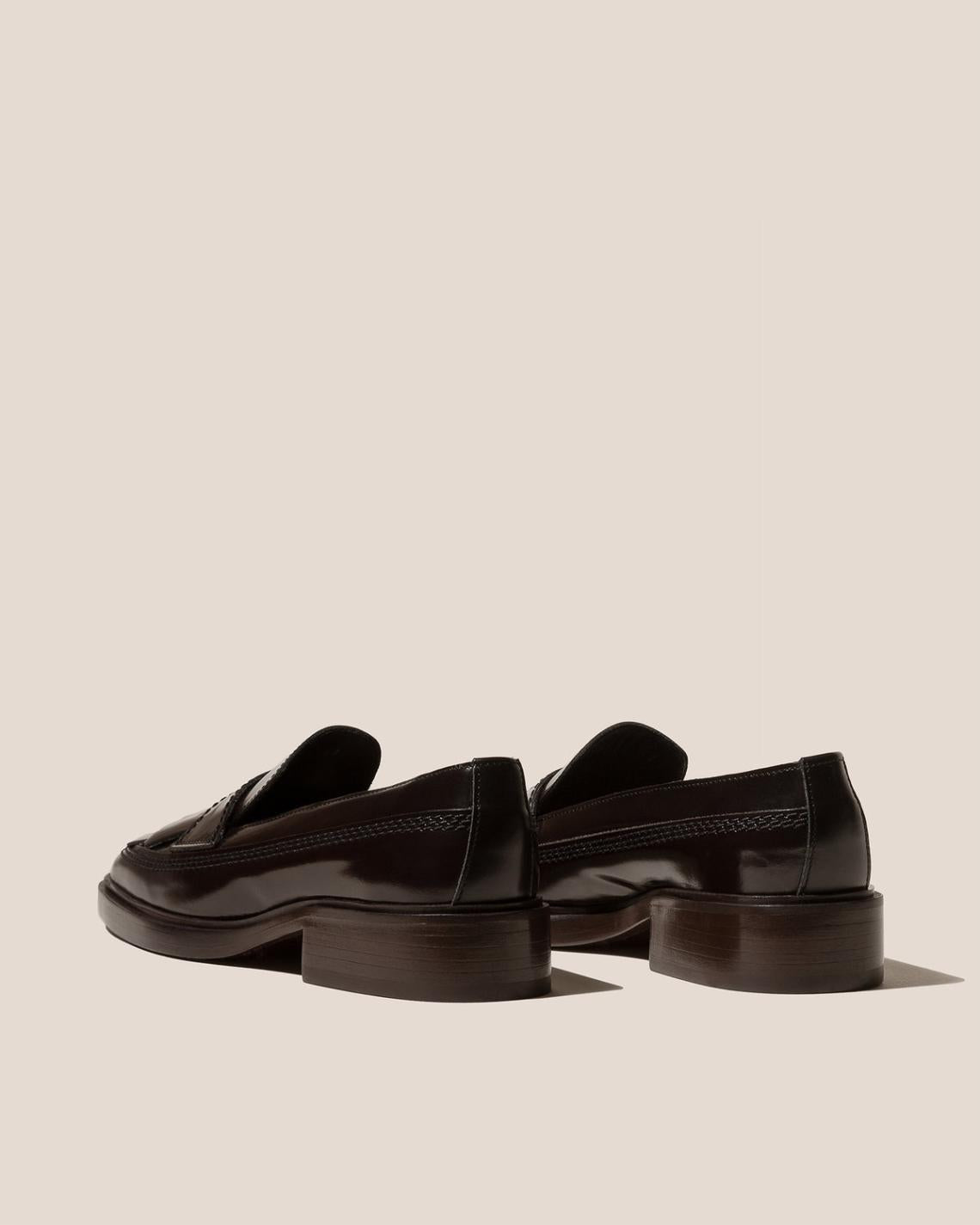Hereu Loafers | AINA POLISHED - Fringed Slip-On Loafer - Women