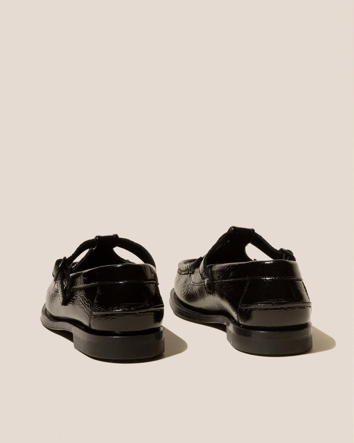Hereu Loafers | ALBER CRINKLED GLOSSY - T-bar Loafer - Men