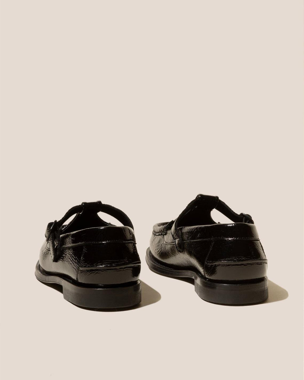Hereu Loafers | ALBER CRINKLED GLOSSY - T-bar Loafer - Women