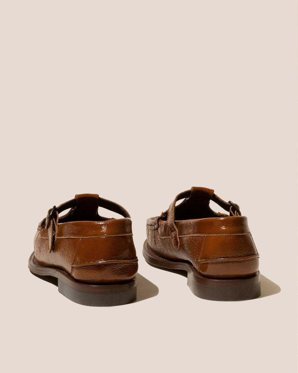 Hereu Loafers | ALBER CRINKLED GLOSSY - T-bar Loafer - Women